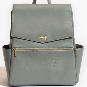 Freshly Picked Classic Diaper Bag in Stone. Gently Used. Changing Pad Included
